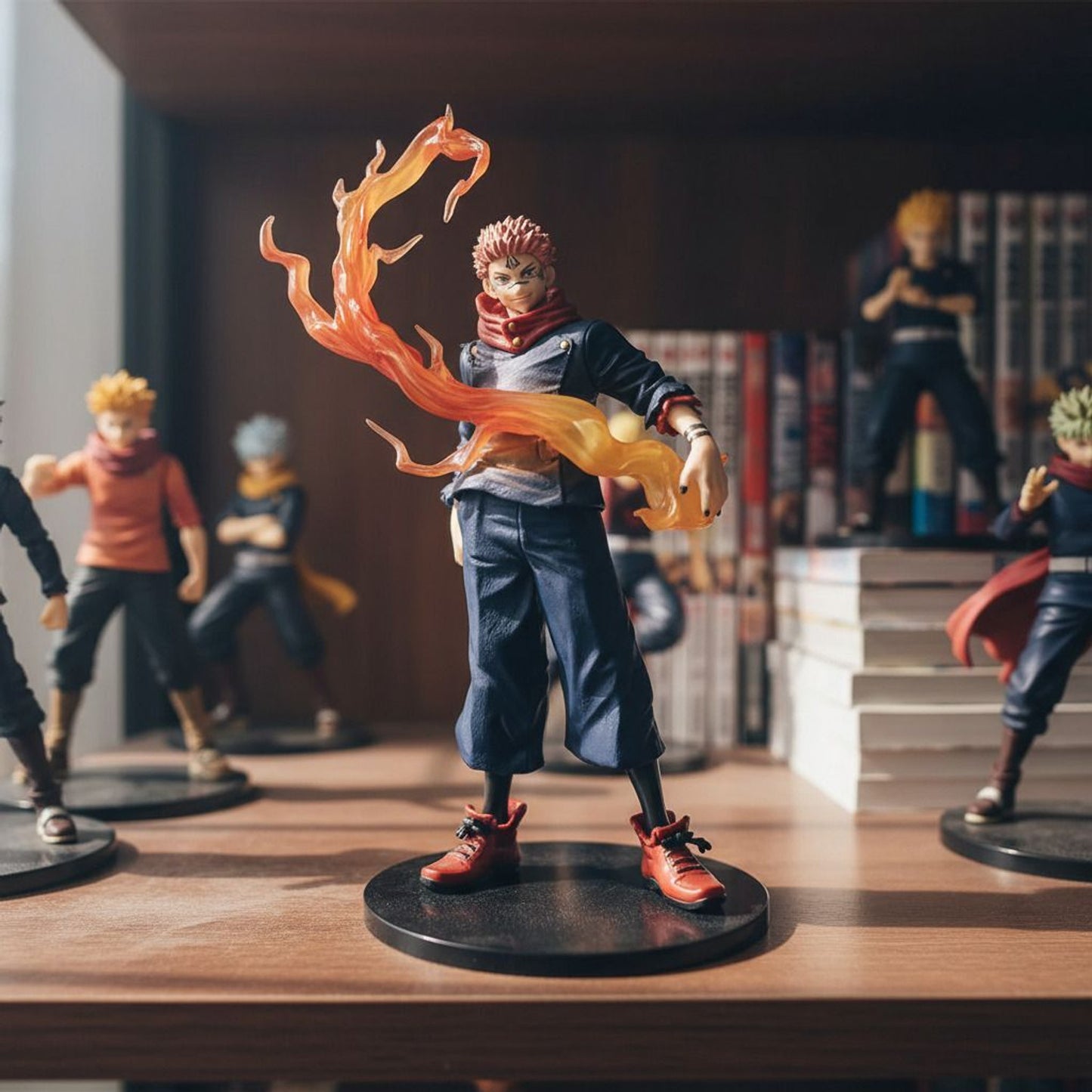 Ryomen Sukuna King of Curses Action Figure Fiery Curse Form 20CM Display