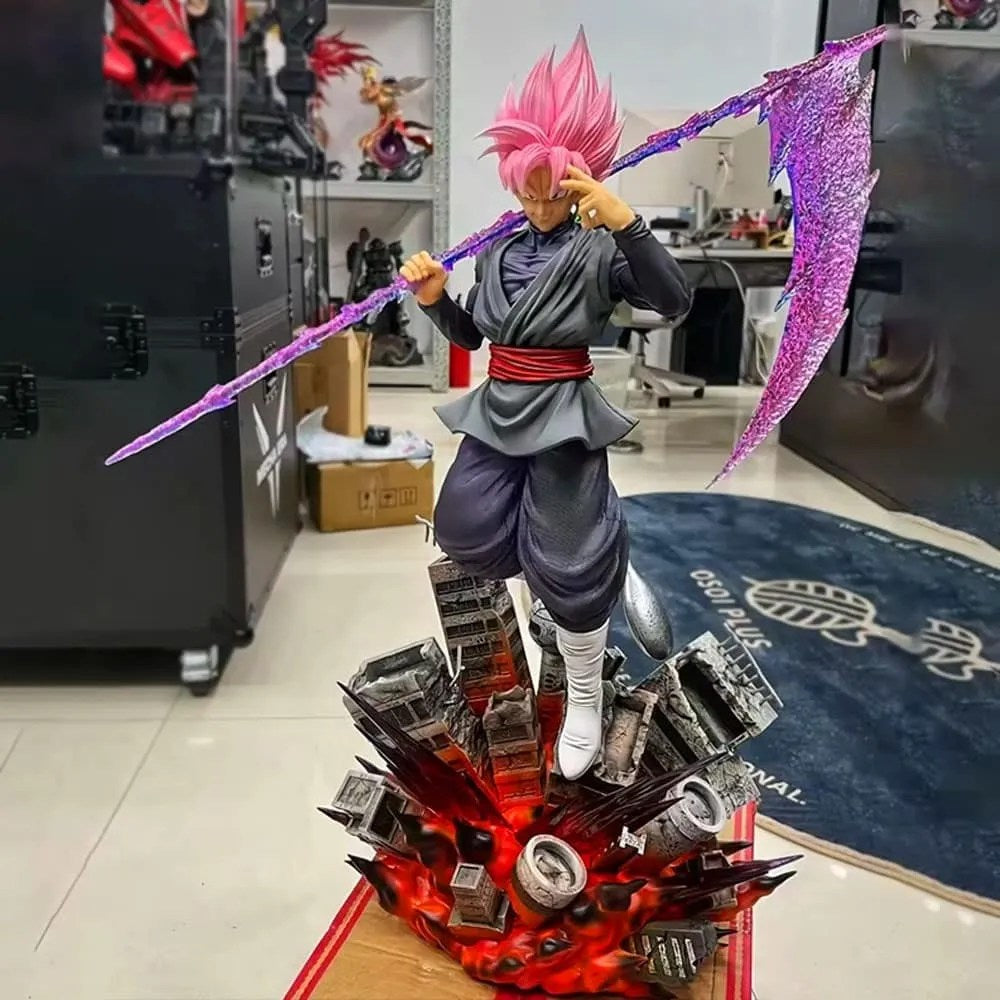 DBZ Black Goku Rose 44cm Premium Action Figure (Box Packing)