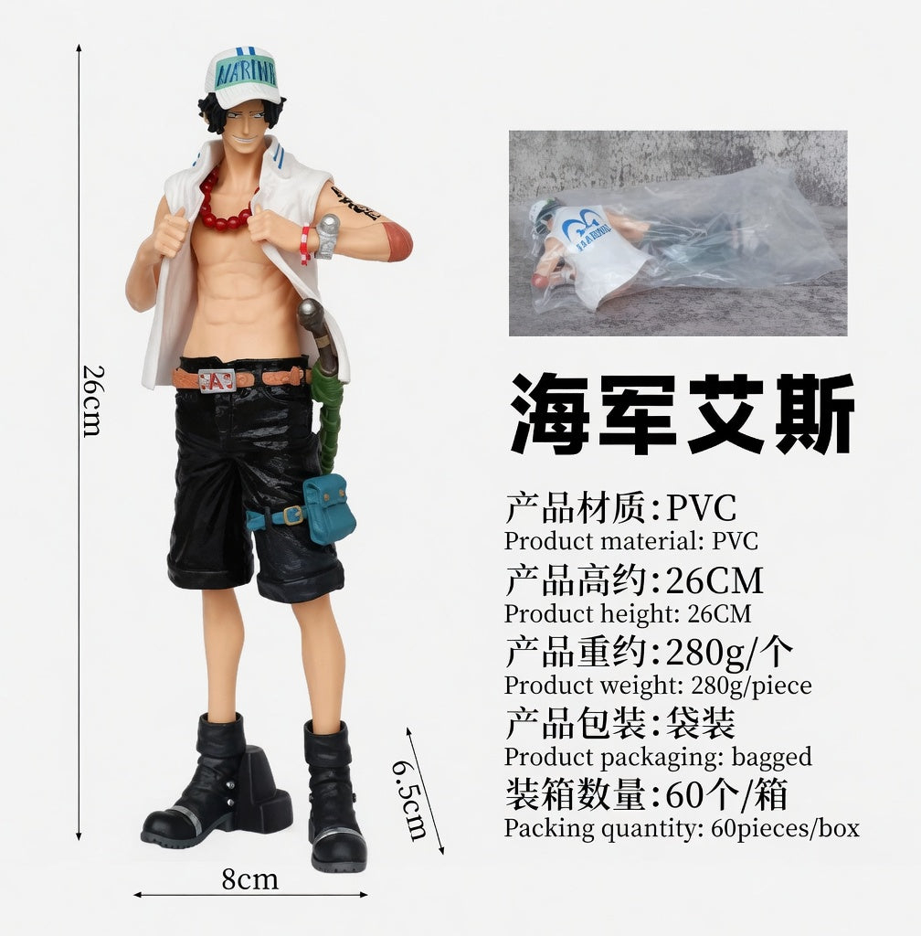 26 cm Ace figure From One Piece Big Size