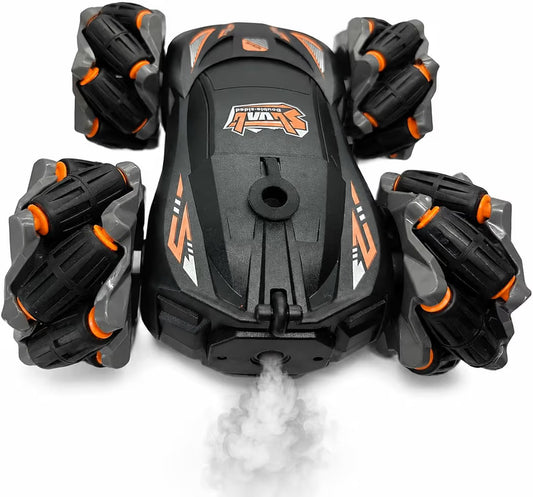 Double-Sided RC Car with 2.4GHz Remote Control, 360° Rotating 4x4 RC Stunt Drift Car