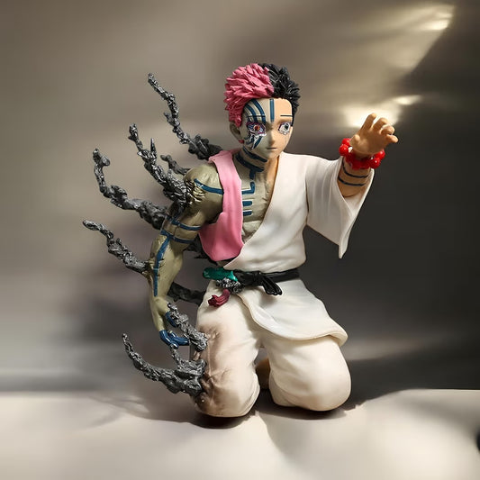 Akaza on Knee Scene Anime Figure, 13cm Collectible Statue