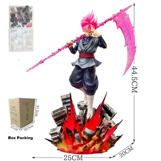 DBZ Black Goku Rose 44cm Premium Action Figure (Box Packing)