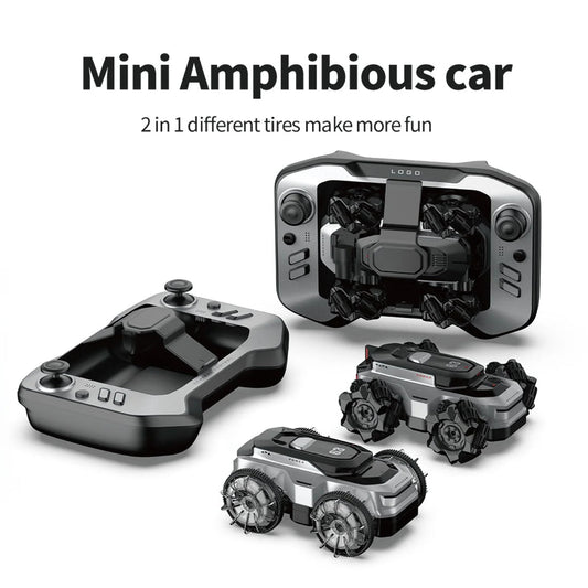 Mini Amphibious Water and Land 360 Degree Drift RC Car