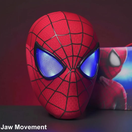 Amazing Spider Man Mask With Led Jaw Control