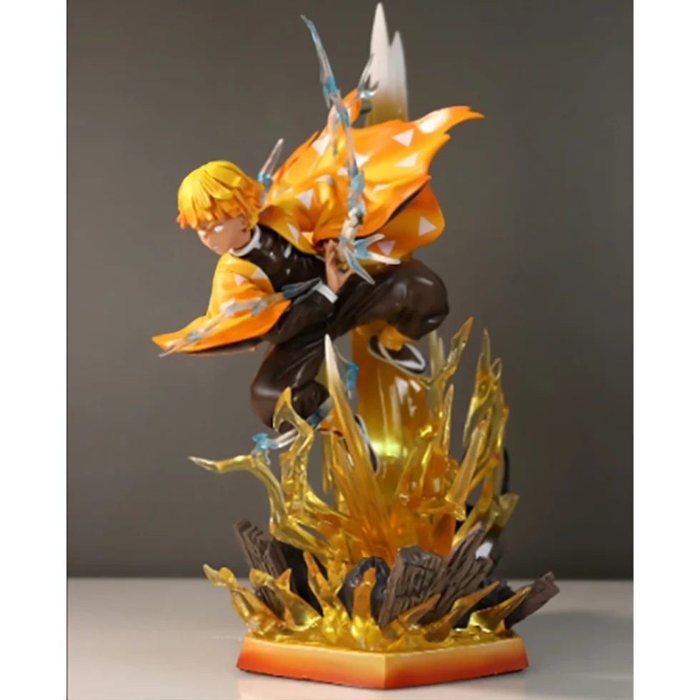 LED* Agatsuma Zenitsu Head Carving LED Light Figure |