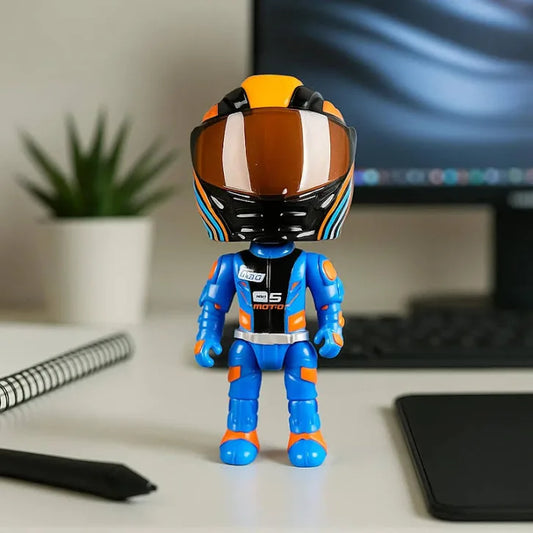 Motorcycle Rider Toy blue